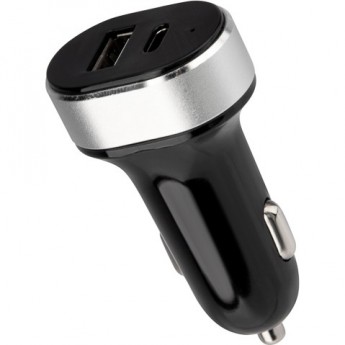 Автозарядка в прикуриватель REXANT АЗУ USB-A+USB-C, 3.1 A, черная