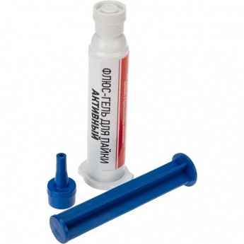 Флюс-гель для пайки REXANT, АКТИВНЫЙ, 12 мл, техно-шприц, блистер