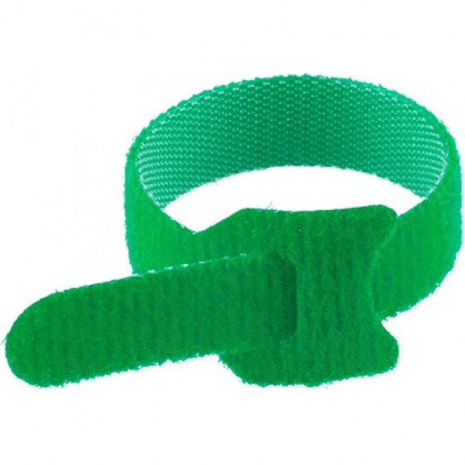 Хомут–липучка REXANT 150х12 мм многоразовый зеленый, 12 шт. 07-7153