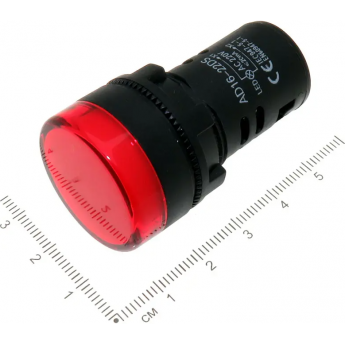 Индикатор REXANT LED 30 220V красный