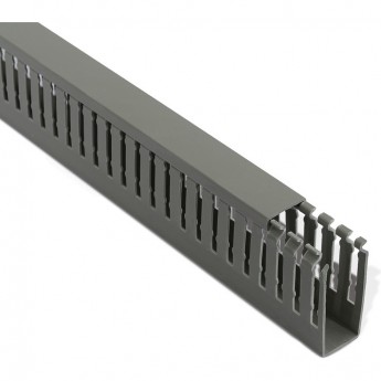 Кабель-канал REXANT перфорированный самоклеящийся 25х60 серый