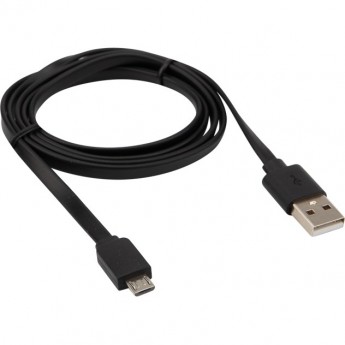 Кабель REXANT USB-micro USB 2.4A черный 1 м