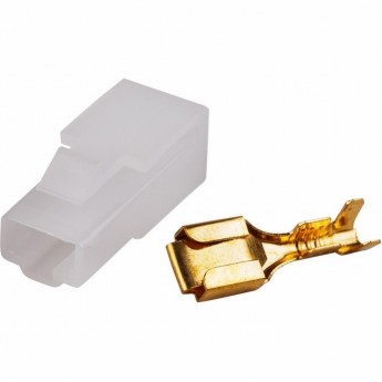 Клемма плоская REXANT 6.3 мм 1-1.5 мм² с колодкой