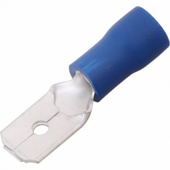 Клемма плоская REXANT РПИ-П 2.5-(6.3) 1.5-2.5 мм² изолированная синяя