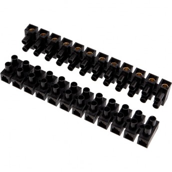 Клеммная колодка REXANT KВ-35 10-35 винтовая полипропилен черный, 10 шт.