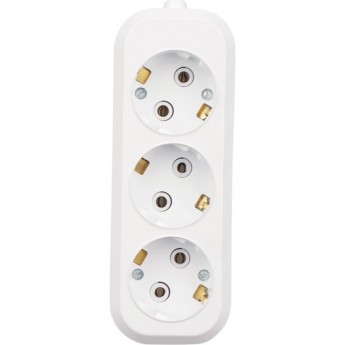 Колодка REXANT 3 гнезда с заземлением