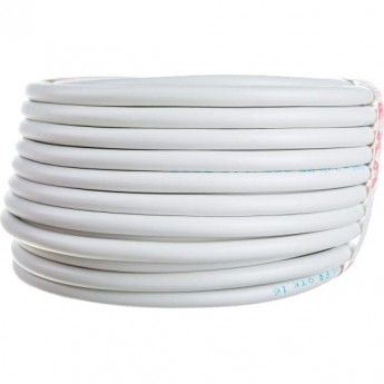 Провод REXANT ПВС 2x0.75 мм² соединительный белый 10 м