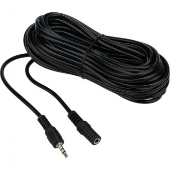 Шнур REXANT стерео 3.5 мм гнездо - стерео 3.5 мм штекер 10 м
