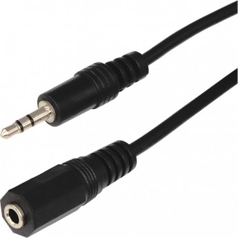 Шнур REXANT стерео 3.5 мм гнездо - стерео 3.5 мм штекер 7 м