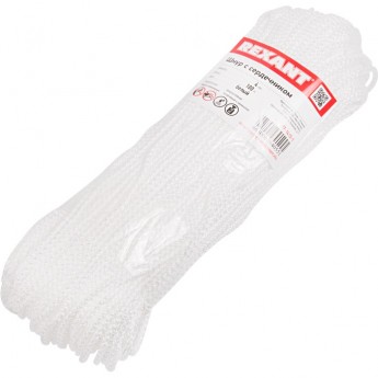 Шнур с сердечником REXANT 4 мм 100 м белый