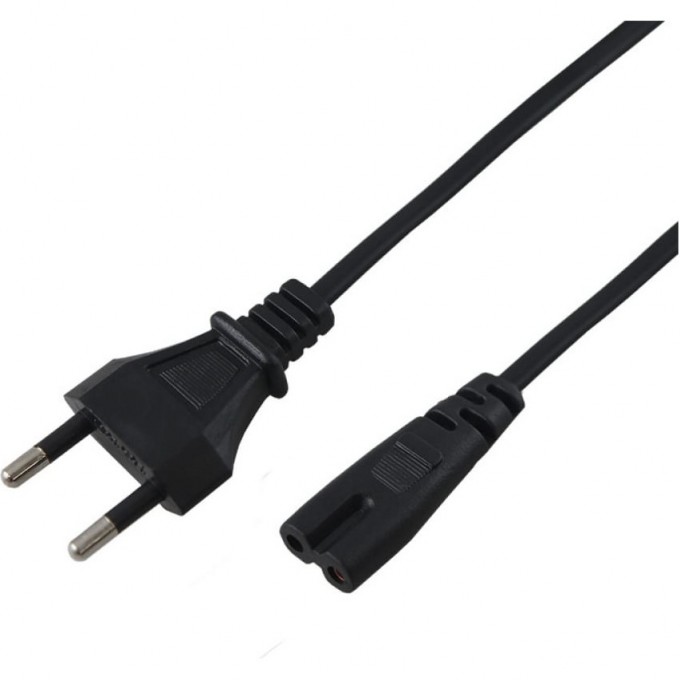 Шнур сетевой REXANT, вилка - евроразъем C7, кабель 2x0,5 мм², длина 5 м (PE пакет) 11-1106
