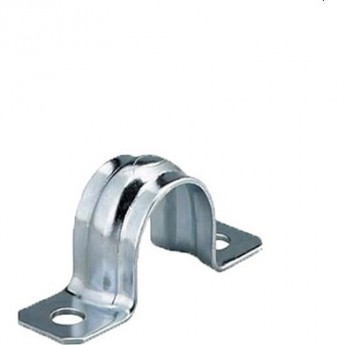 Скоба REXANT СМД 48-50 двухлапковая для металлорукава 38 мм, 50 шт.