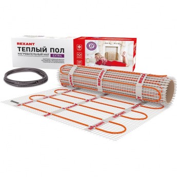 Теплый пол REXANT EXTRA нагревательный мат 4 м²