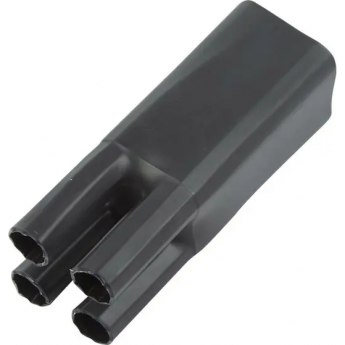 Термоусаживаемая перчатка REXANT на 4 жилы 82.0/45.0 мм черная