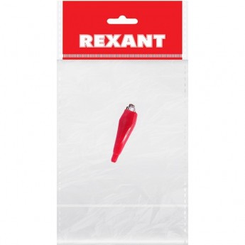 Зажим крокодил REXANT 5 А 56 мм в изоляторе