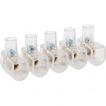 Зажим REXANT КЗВИ 1.5 мм² (5х1) концевой винтовой изолированный, 20 шт.